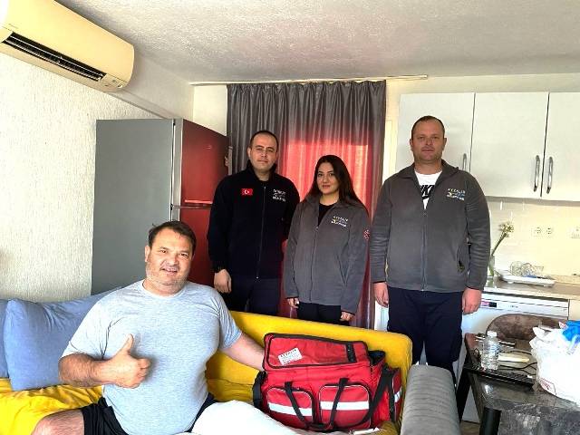 Ayvalık’ta Evde Sağlık Ekiplerinden Tarihi Rekor