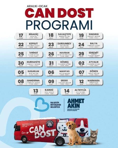 Can Dost Aralık-Ocak Programına Bigadiç’ten Başladı