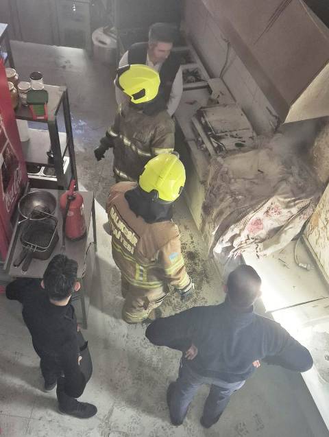 Susurluk’ta Yağ Yangını Paniğe Neden Oldu