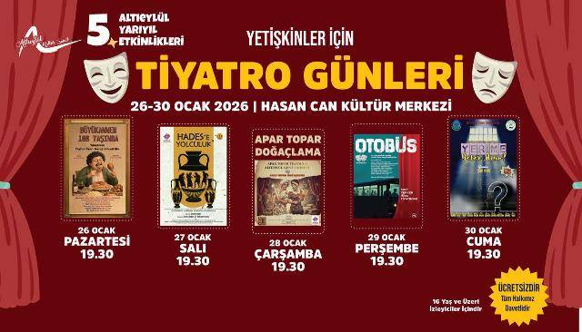 Altıeylül’de Tiyatro Şöleni Başlıyor