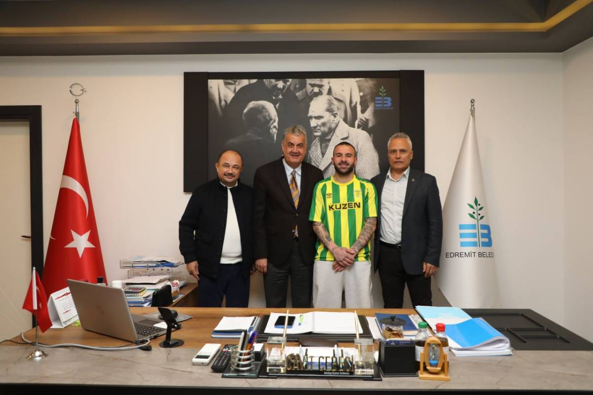 Edremitspor’dan orta sahaya tecrübeli takviye