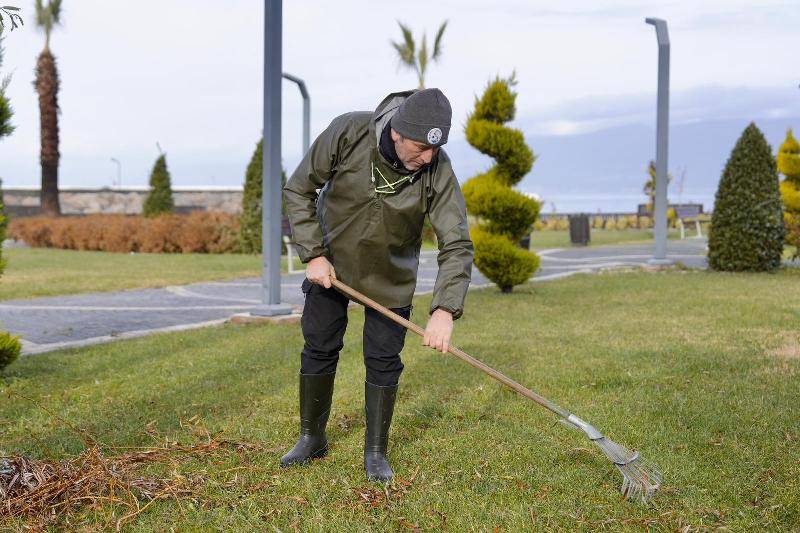 Burhaniye’de Saha Çalışmaları Aralıksız Sürüyor