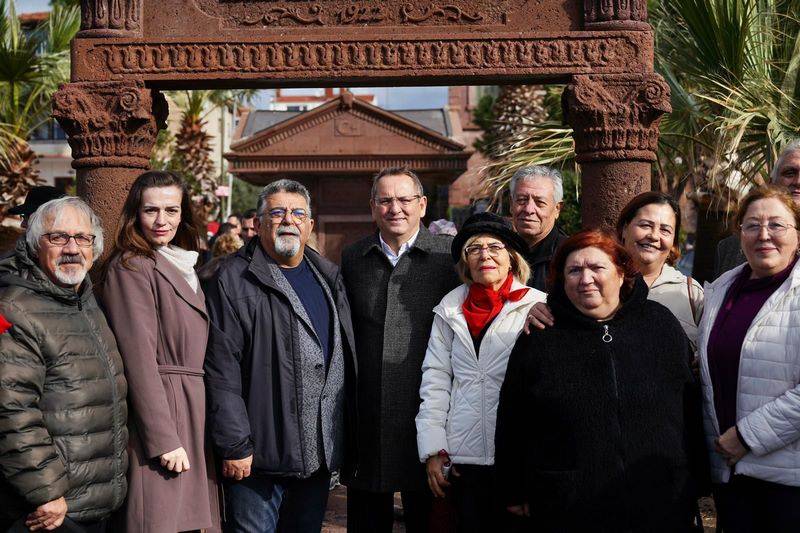 Ayvalık'ta Mübadelenin 103. Yılı Anısına Çelenk Bırakıldı