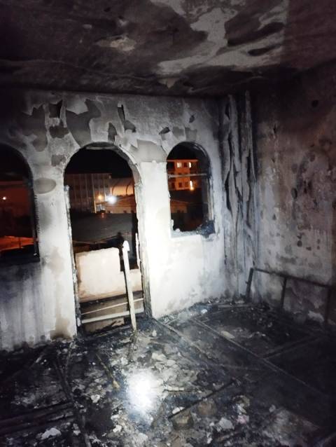 Havran’da Zeytinyağı Fabrikasında yangın paniği