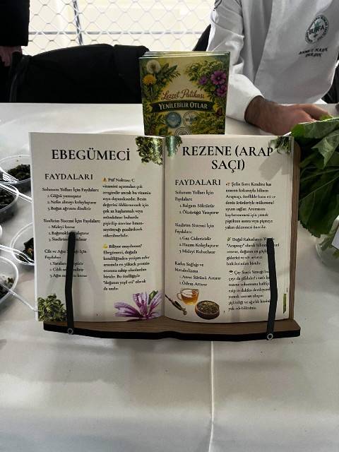 Burhaniye Uygulamalı Bilimler Üniversitelileri Yenilebilir Otlara Yönelik Proje yaptı