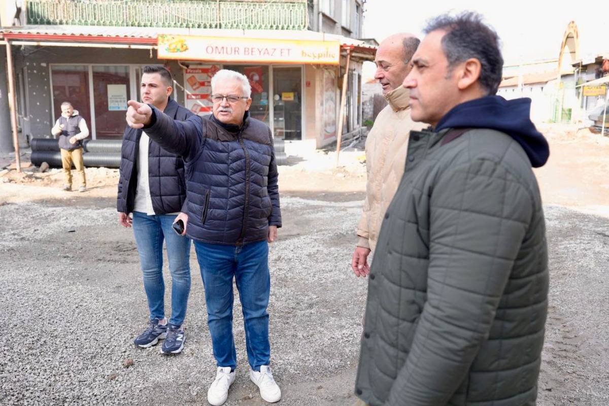 Başkan Deveciler, yapılan projeleri yerinde inceledi