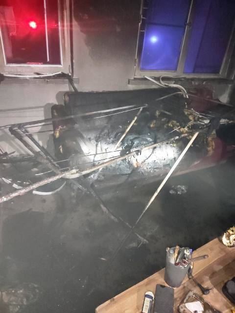 Kepsut’ta ev yangını