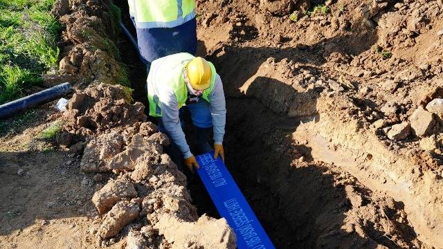 BASKİ Susurluk’ta yeni yerleşim bölgesini suya kavuşturdu
