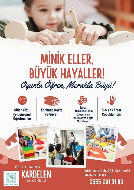 Özel Edremit Kardelen Anaokulu'nda İkinci Dönem Heyecanı Başlıyor!