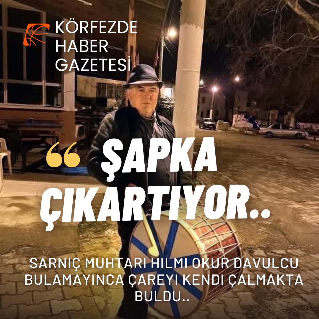 Şapkalı muhtar yine şapka çıkarttı: Davulcu bulamayan muhtar kendisi çalmaya başladı