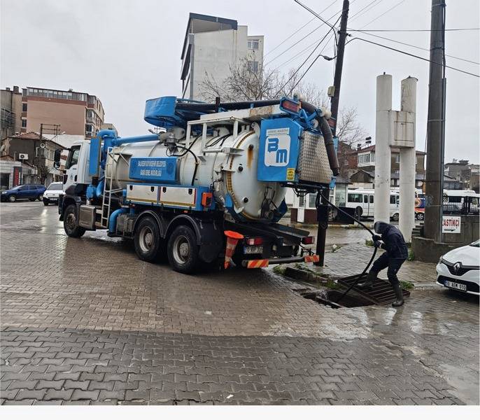 BASKİ’den aşırı yağışlara karşı sahada etkin ve hızlı mücadele
