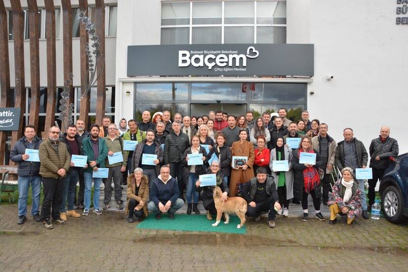 70 kursiyer BAÇEM’de zeytin yetiştiriciliği eğitimi aldı