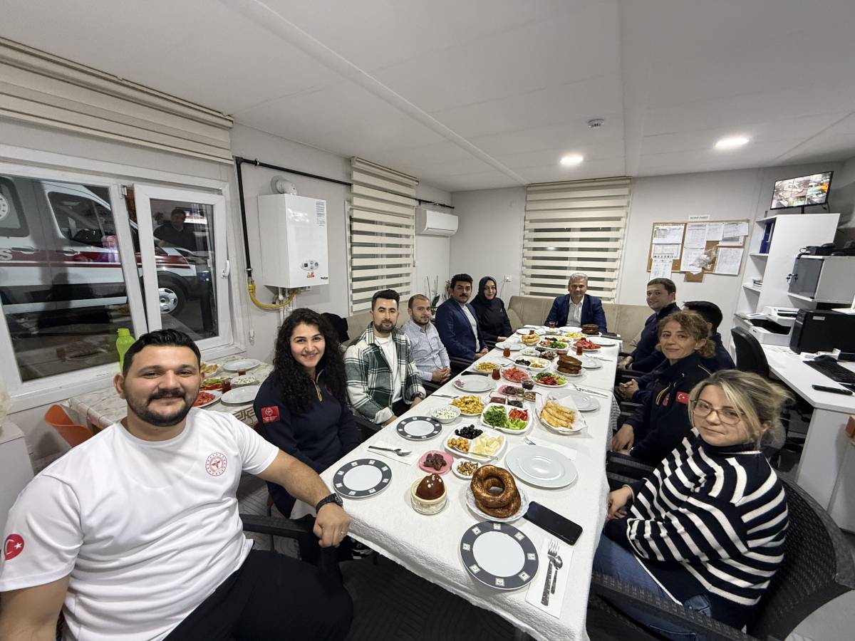 Canbey sahuru 112 ekibiyle yaptı