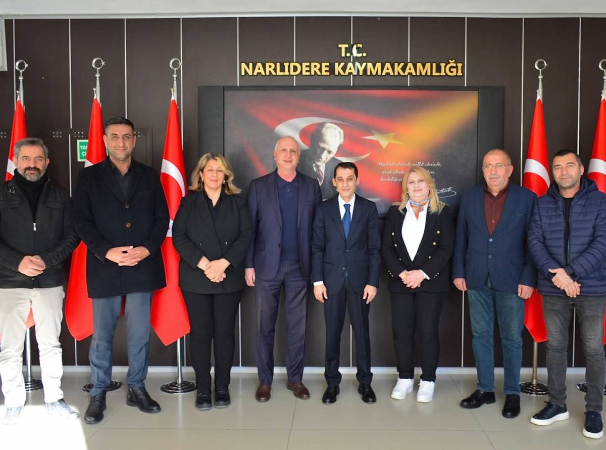 Narlıdere İmece Derneği'nden Kaymakam Eser'e Ziyaret
