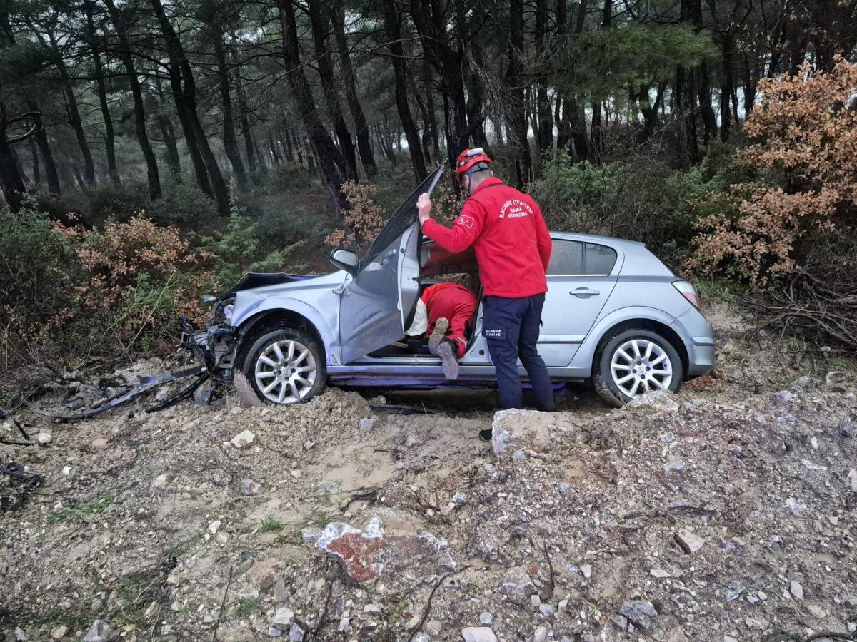 Savaştepe’de iki araç çarpıştı: 1 yaralı