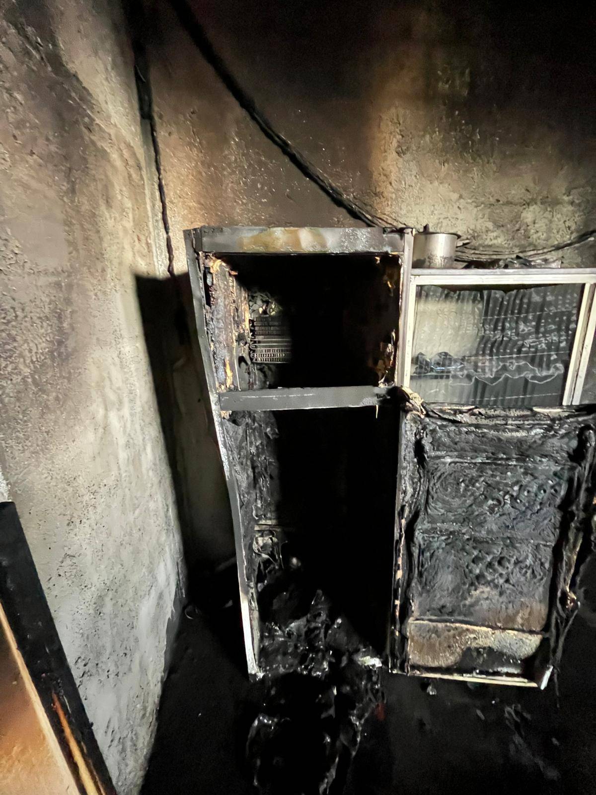 Gömeç’te işyeri yangını