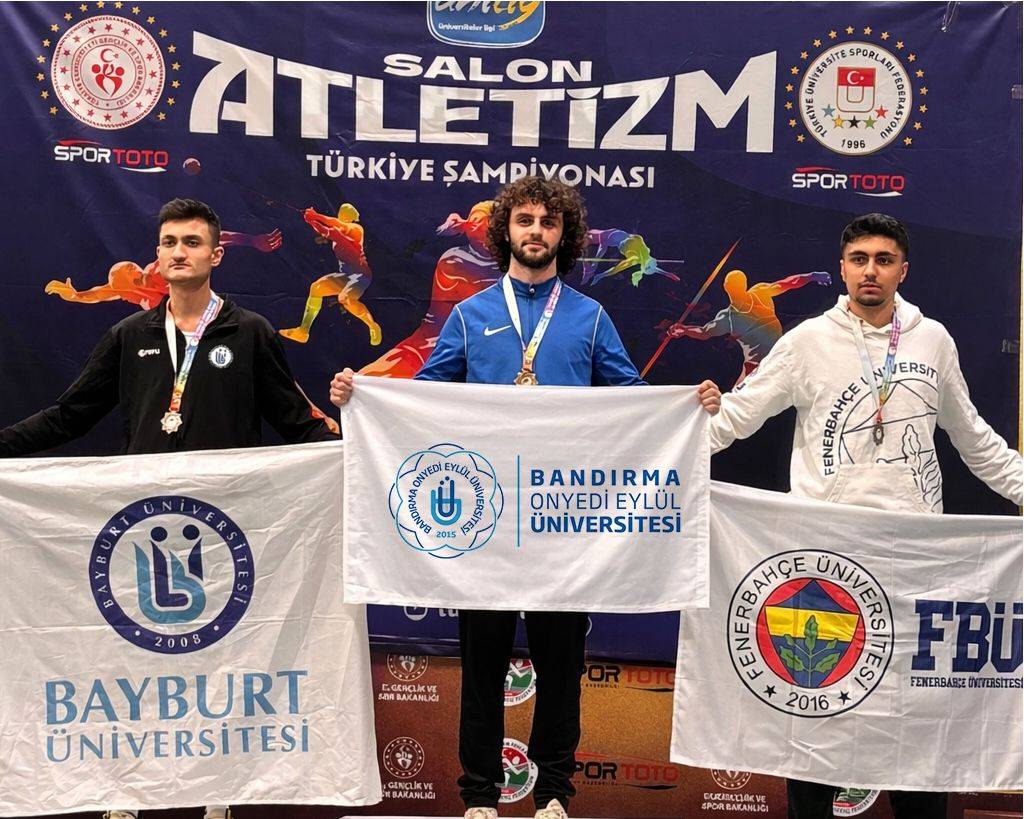 Bandırmalı üniversite öğrencisi yüksek atlamada Türkiye şampiyonu oldu