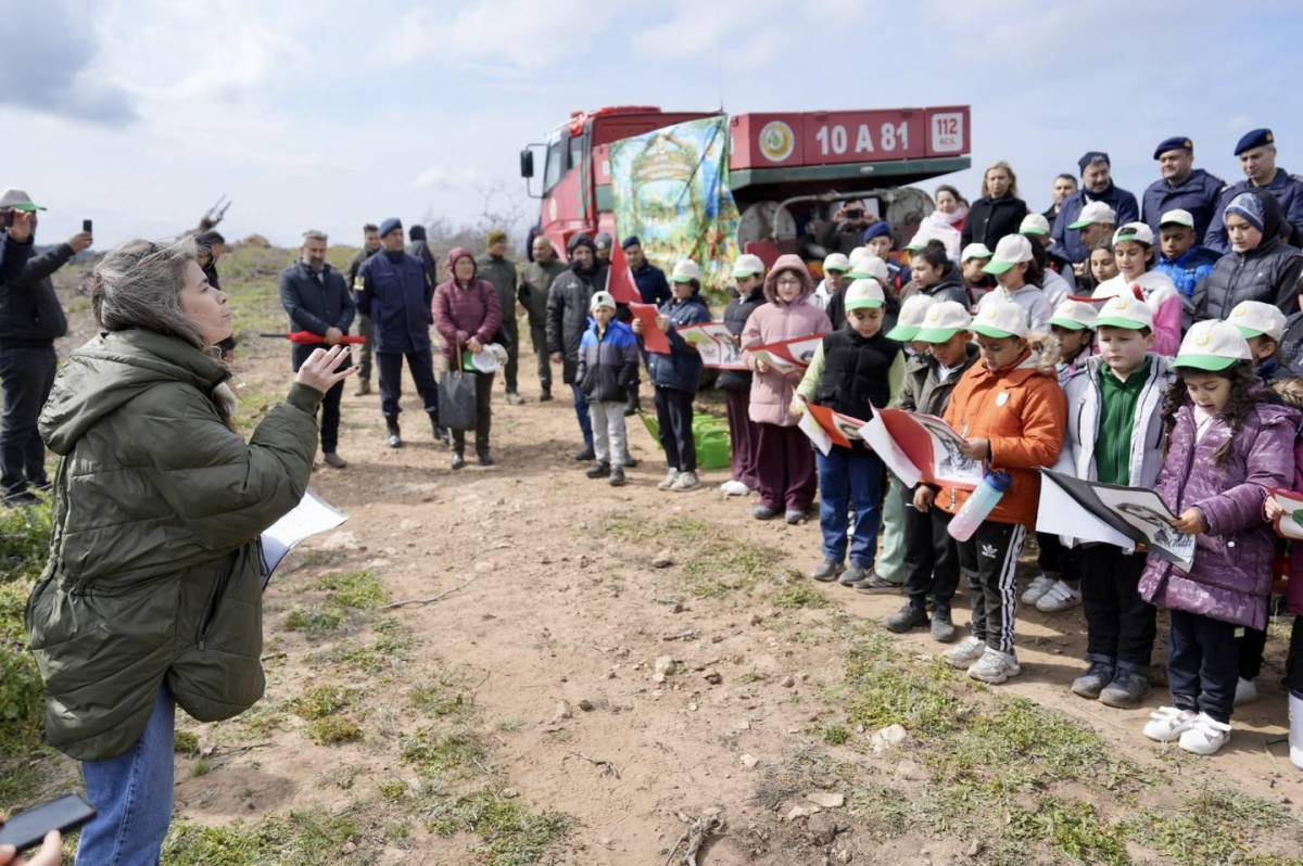 Burhaniye'de çocuklar geleceğe nefes oldular