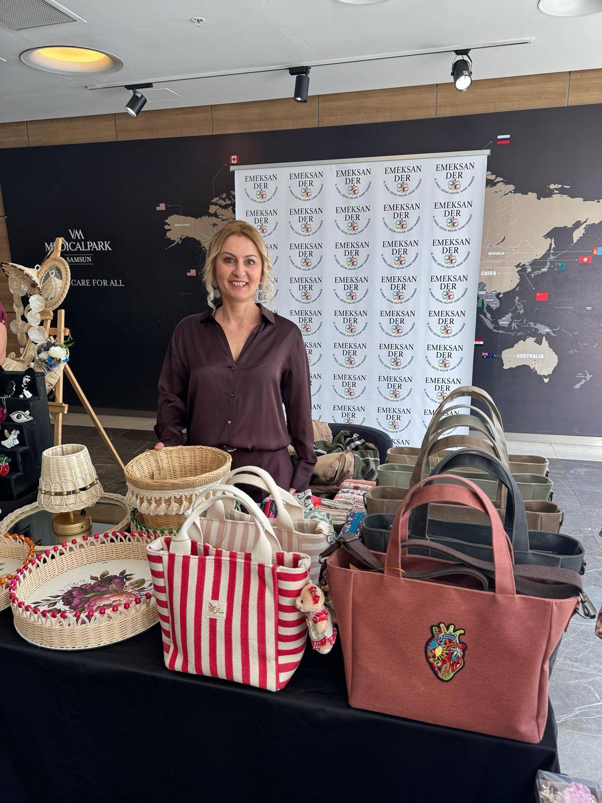 VM Medical Park Samsun’da kadın üreticilerin ürünleri sergilendi