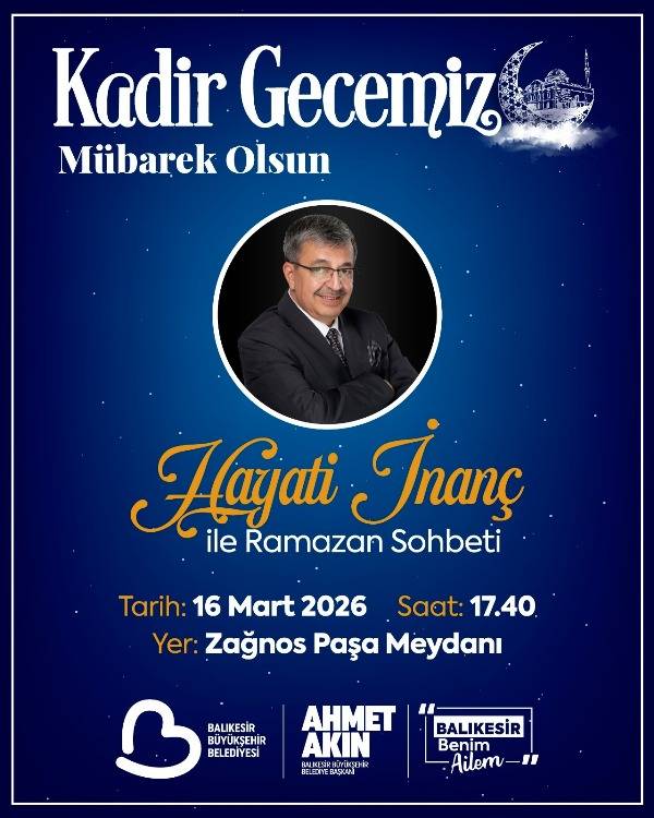 Başkan Akın'dan Kadir Gecesi'ne özel eşsiz program