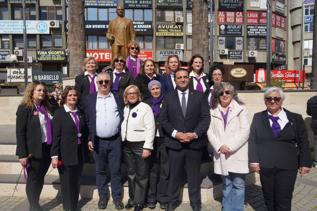 Edremit’te 8 Mart’ta Kadın Dayanışması