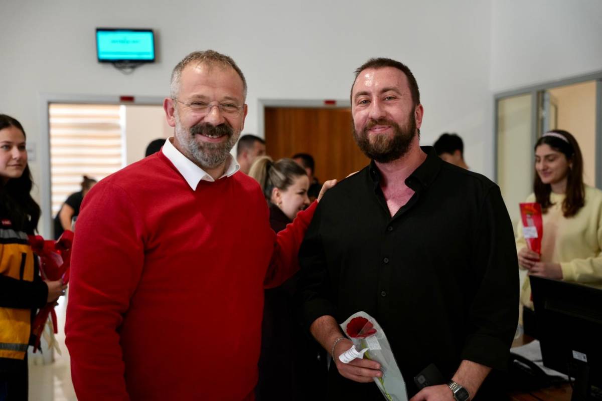 Başkan Melih Bağcı’dan Sağlık Çalışanlarına 14 Mart Ziyareti