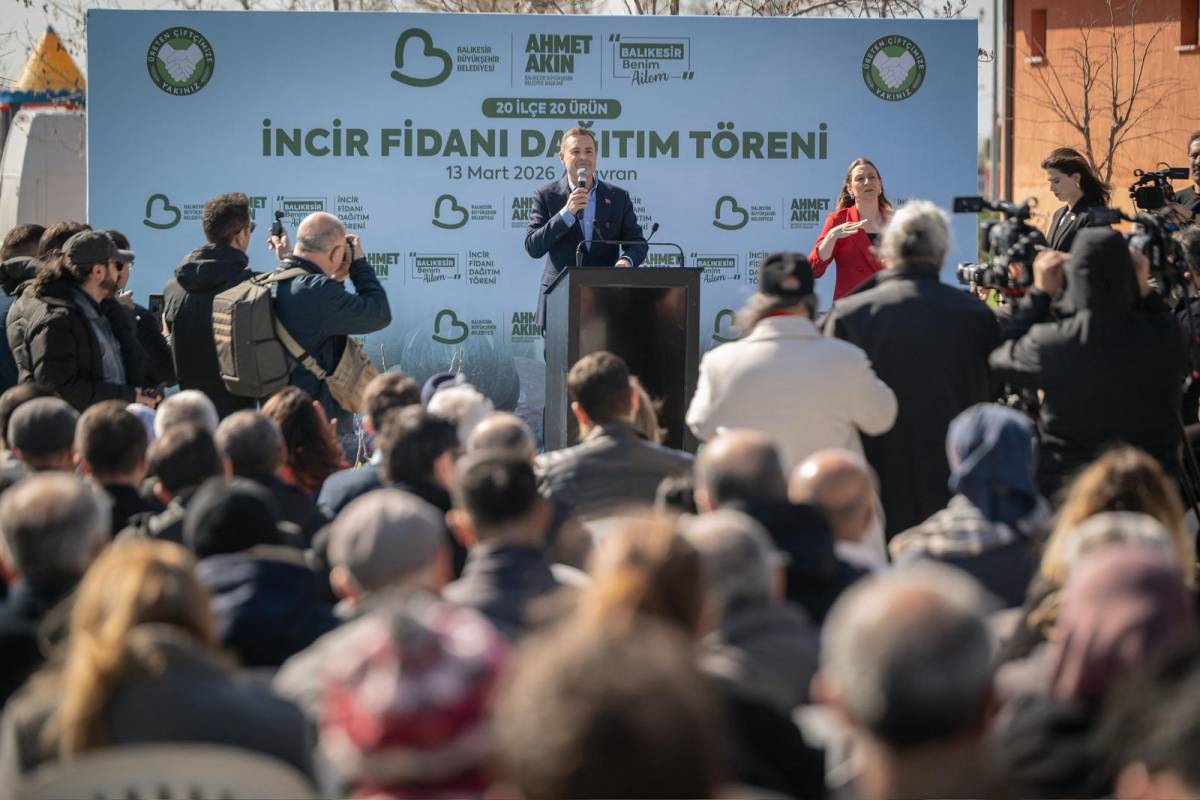 Akın’dan üreticilere yüzde 100 hibeli incir fidanı desteği