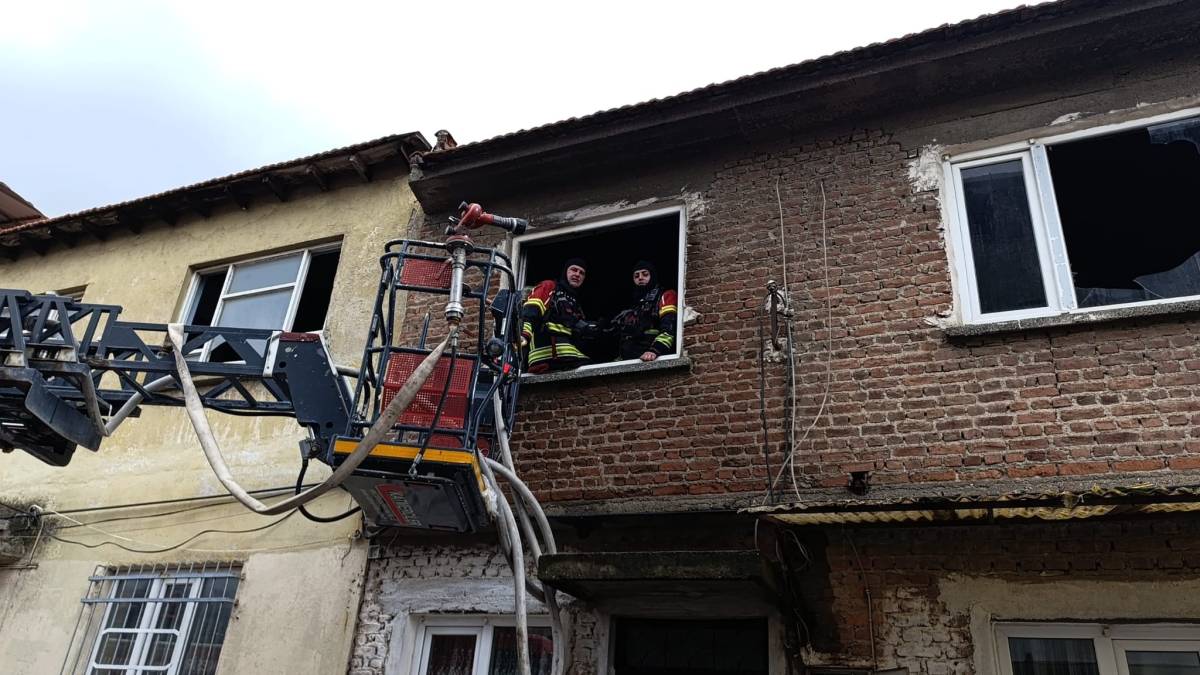 Havran’da çıkan yangın korkuttu