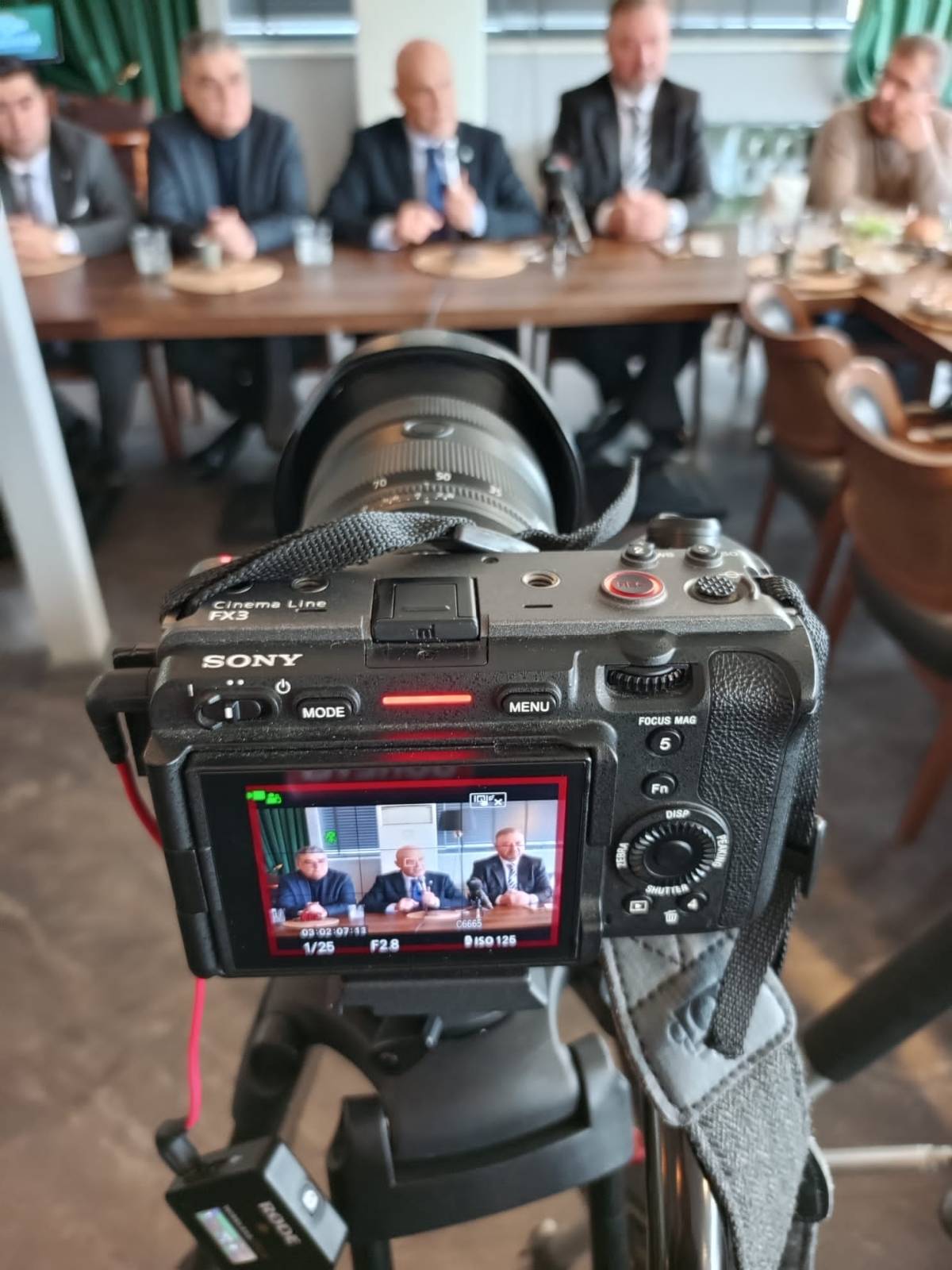 Çömez Bandırma’da basın mensuplarıyla buluştu