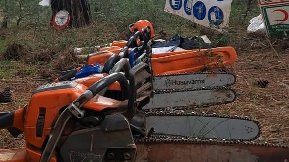 Edremit’te Orman İşçileri Kazdağlarında sınava girdi