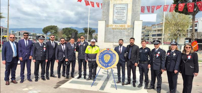 Edremit'te Türk Polis Teşkilatı'nın 181. yılı..