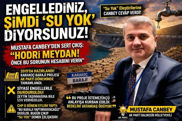 “Engellediniz, şimdi ‘su yok’ diyorsunuz!”