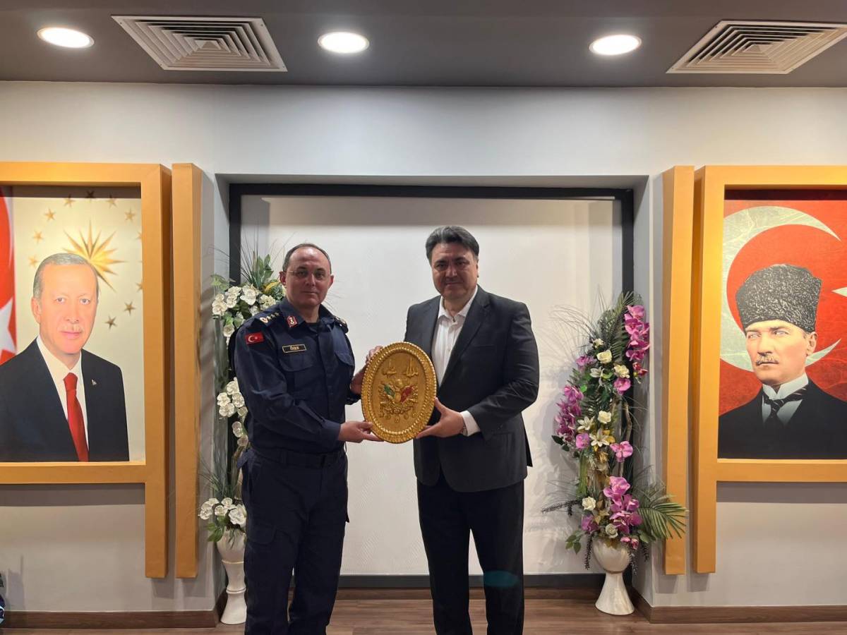 İl Jandarma Komutanı’ndan Başkan Ersoy’a Ziyaret