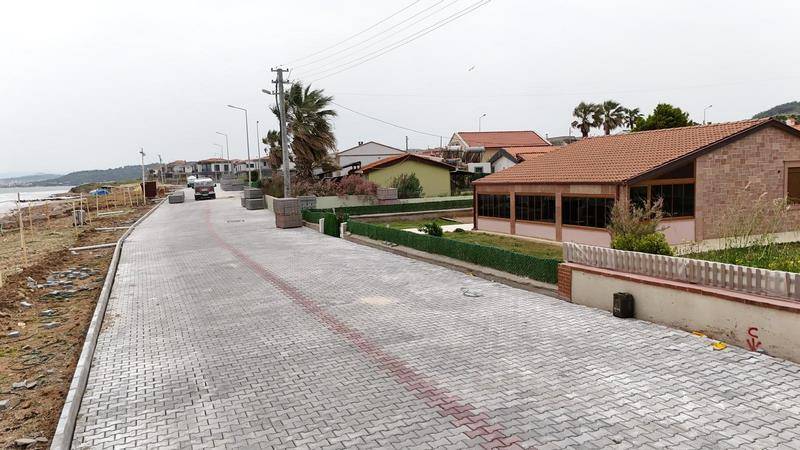 Ayvalık Cunda (Alibey) Adası’nda üstyapı çalışmaları tamamlandı