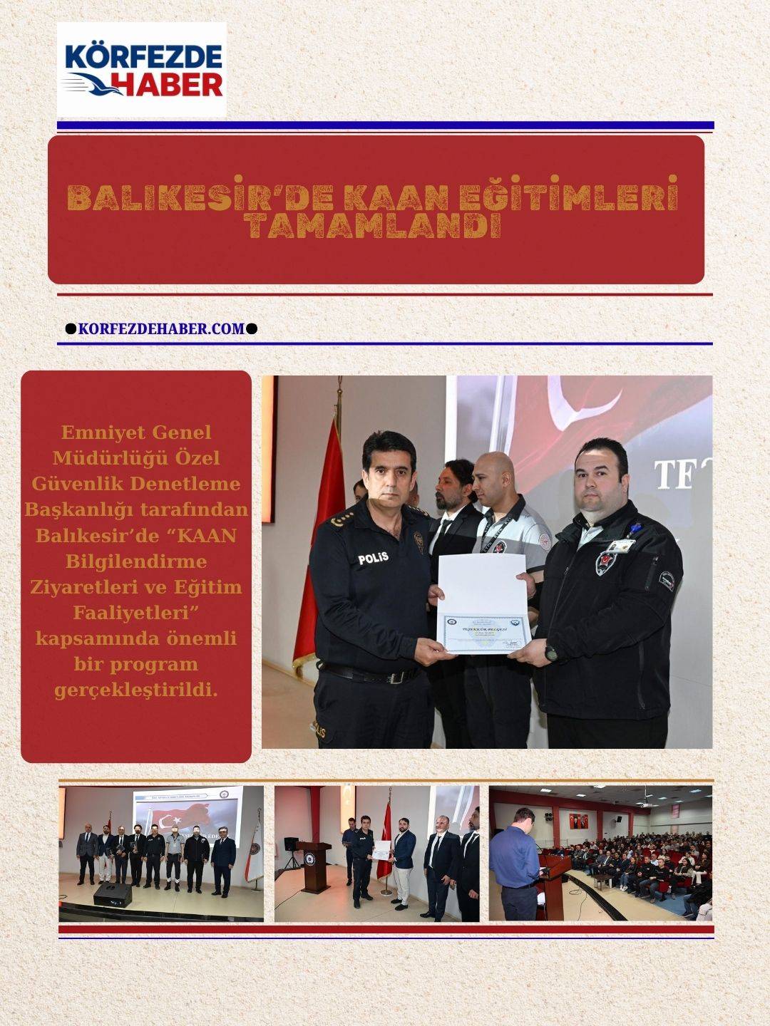 Balıkesir’de KAAN Eğitimleri Tamamlandı