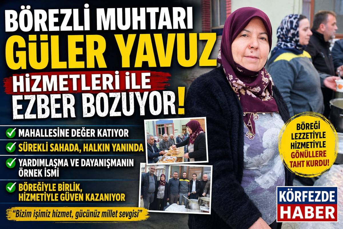 Burhaniye’de kadın muhtardan örnek dayanışma