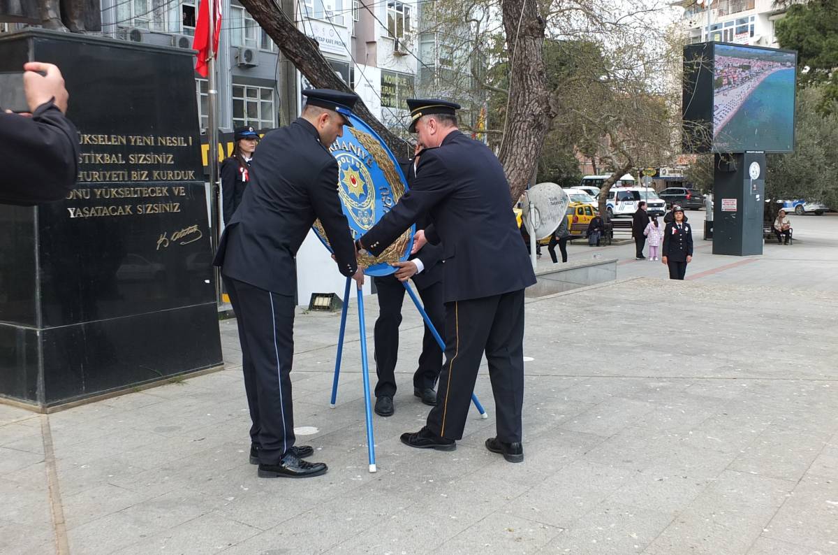 Burhaniye’de Türk Polis Teşkilatının 181. Yıl dönümü kutlandı.
