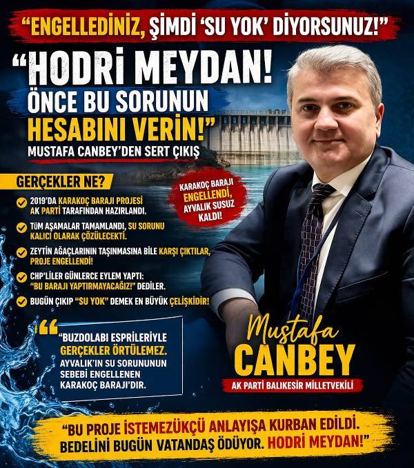 “Engellediniz, şimdi ‘su yok’ diyorsunuz!”