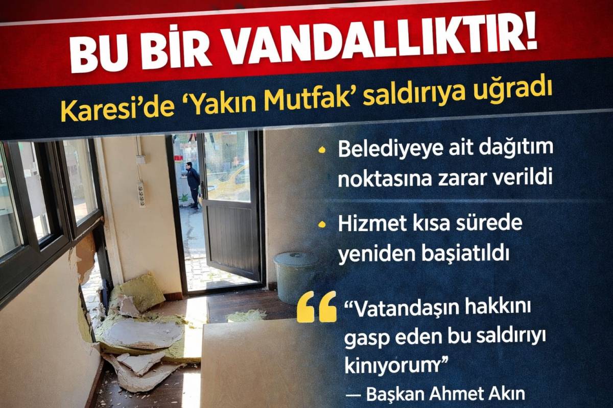 Başkan Akın: “Bu Vandallıktır”