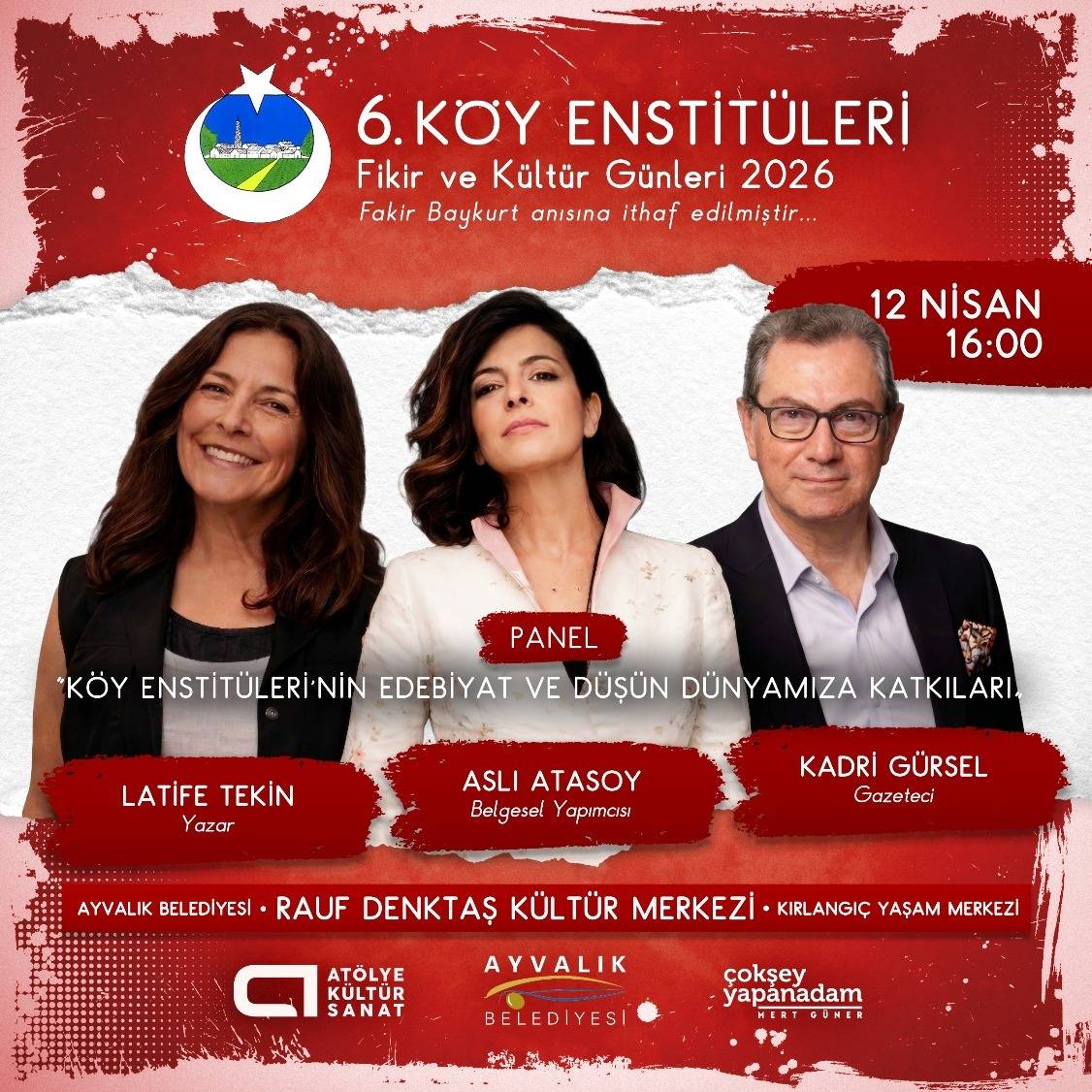 Ayvalık’ta Köy Enstitüleri Günleri 6. Kez Farkındalık Yaratacak…