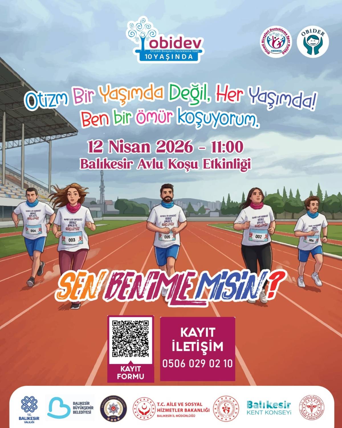 “Sen Benimle misin?” Otizm İçin Koşulacak