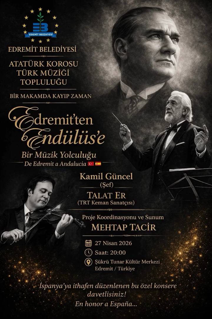 Edremit’ten Endülüs’e uzanan müzik yolculuğu