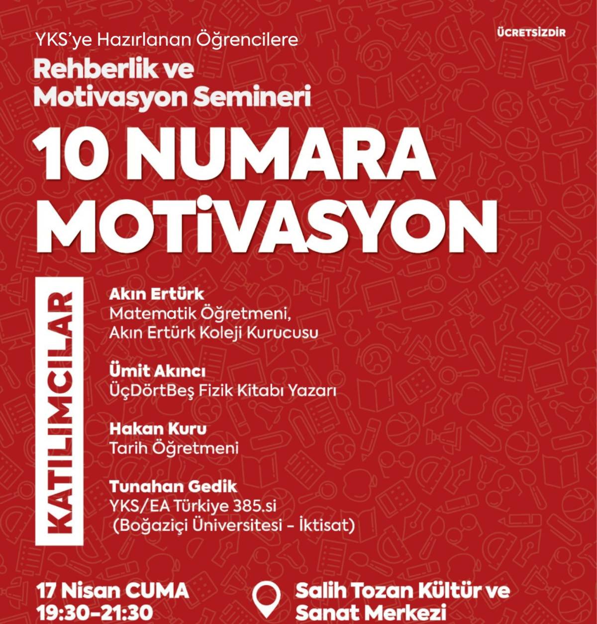 ‘10 Numara Motivasyon’, gençlere sınav sürecinde destek olmaya geliyor