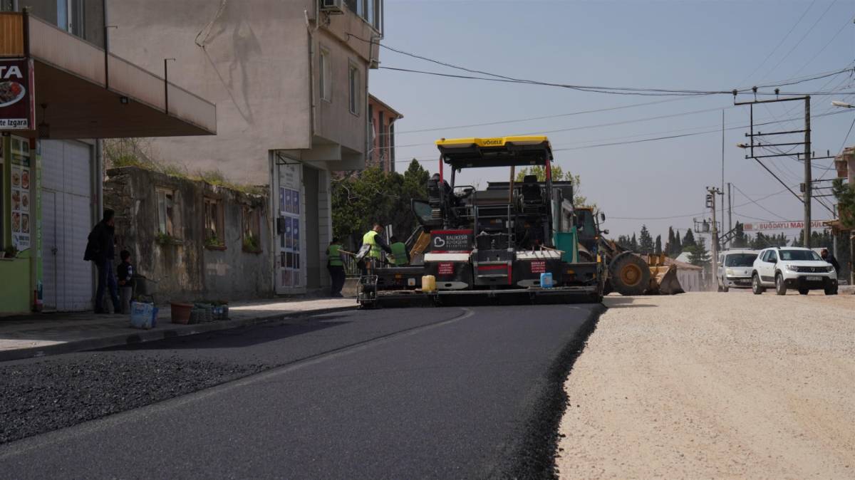 Büyükşehir, Buğdaylı’nın yolunu güvenli hale getirdi