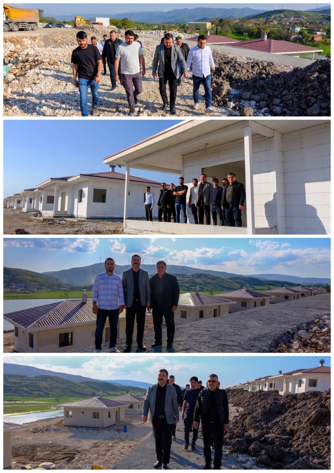 Milletvekili Yüksel'den afet konutlarında inceleme