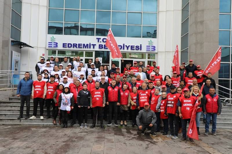 Edremit'te 1 Mayıs coşkusu