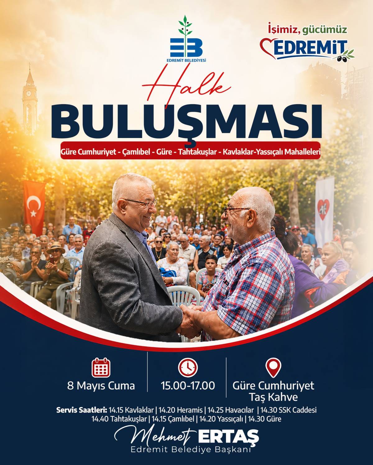 Hep sahada olan Ertaş, Halk Buluşmaları ile yönetim anlayışını taçlandırıyor