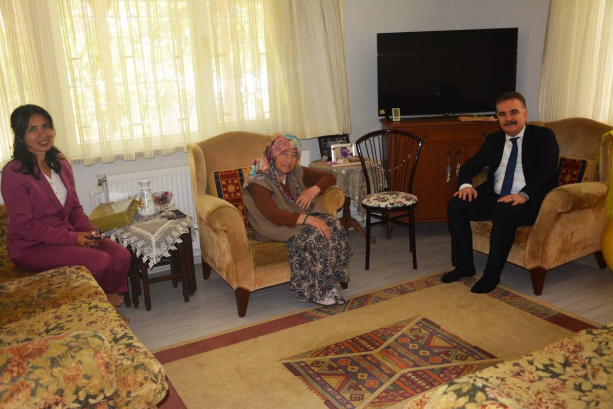 Kaymakam Odabaş'tan şehit ailelerine 