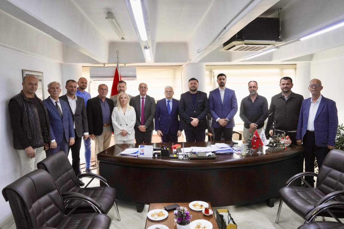 Burhaniye'de kardeş şehir ziyareti