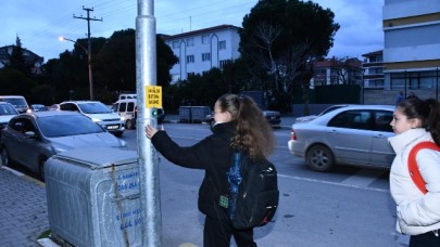 Balıkesir'de yaya güvenliği için: Butona bas, 'GEÇ'
